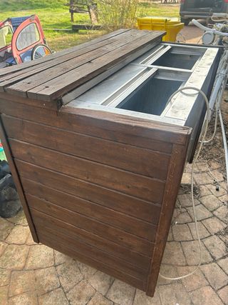 Botellero nevera dos puertas