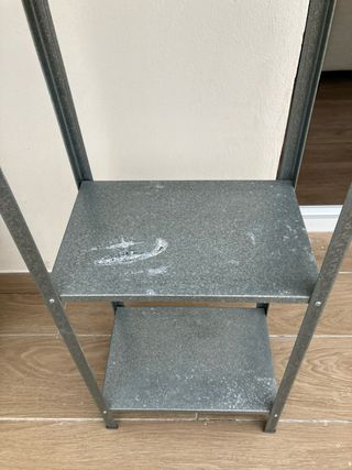 Estantería Metálica Gris 40x27x183 cm