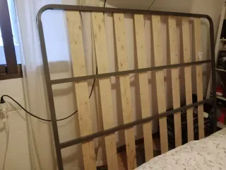 Somier 150x190 Metal y Madera