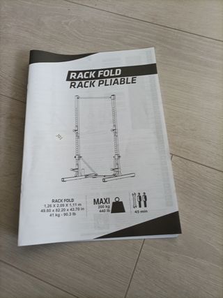 Rack Plegable Musculación