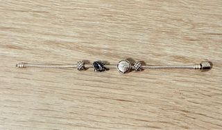 Pulsera Pandora +charms+clips