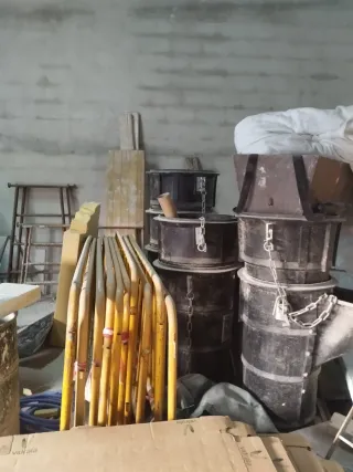 Vallas y tubos para desescombro