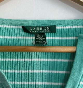 Jersey Ralph Lauren Rayas Talla XL Mujer