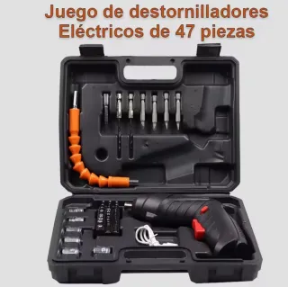 Juego Destornillador Eléctrico 47 Piezas