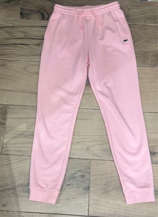 Pantalón deportivo mujer Lacoste rosa
