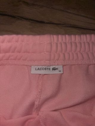 Pantalón deportivo mujer Lacoste rosa