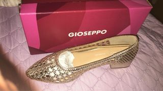 Manoletinas piel Gioseppo doradas