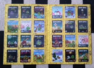 Álbum Angry Birds para coleccionar