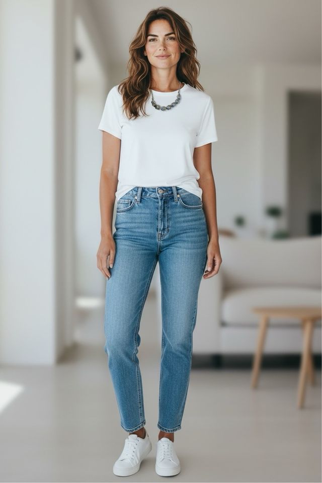 Collar vintage azul y plateado