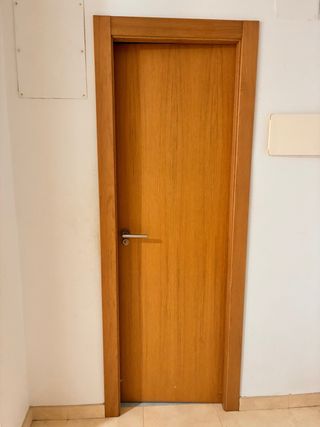 4 Puertas de madera interior.