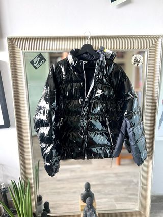 Giubbotto Piumino Nike Nero Swoosh