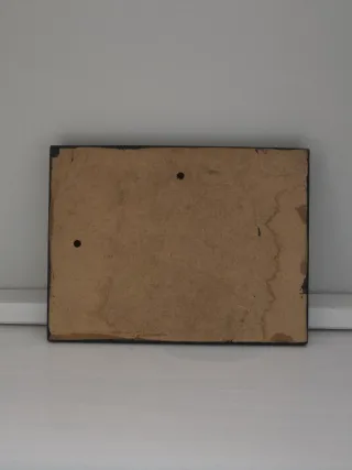 Quadro vintage animali scena rurale retrò