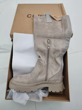 Botas altas CORINA beige ante