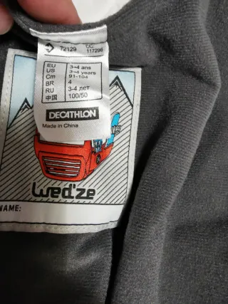 Mono Esquí Wed'ze Talla 3-4.