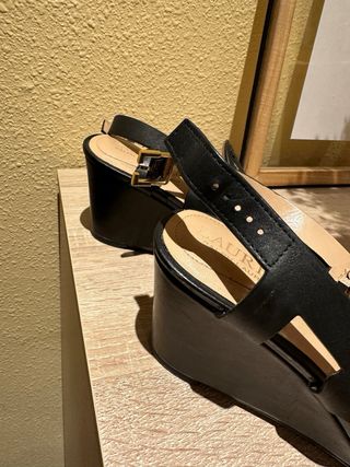Sandalias Ralph Lauren Negras 37