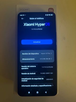 Xiaomi 12T Pro Nero 256GB