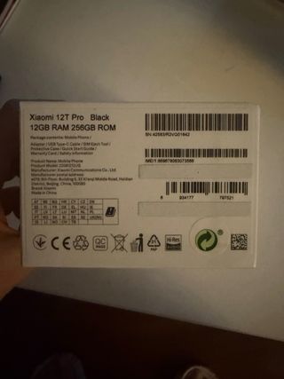 Xiaomi 12T Pro Nero 256GB