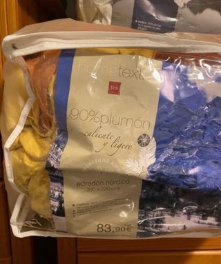 Edredón Nórdico 90% Plumón 200x220cm