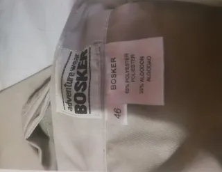 Pantalón senderismo mujer beige "" No polar""