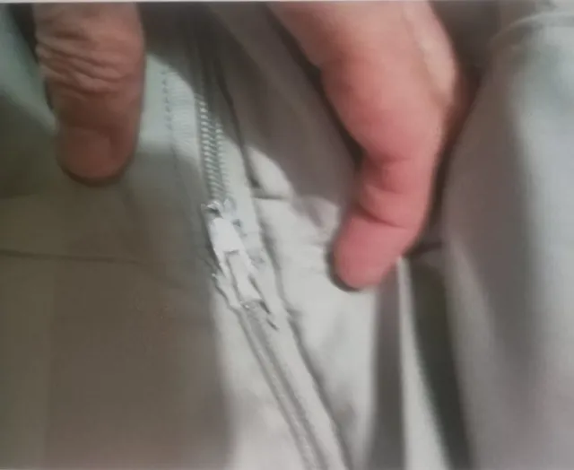 Pantalón senderismo mujer beige "" No polar""