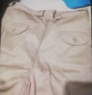 Pantalón senderismo mujer beige "" No polar""