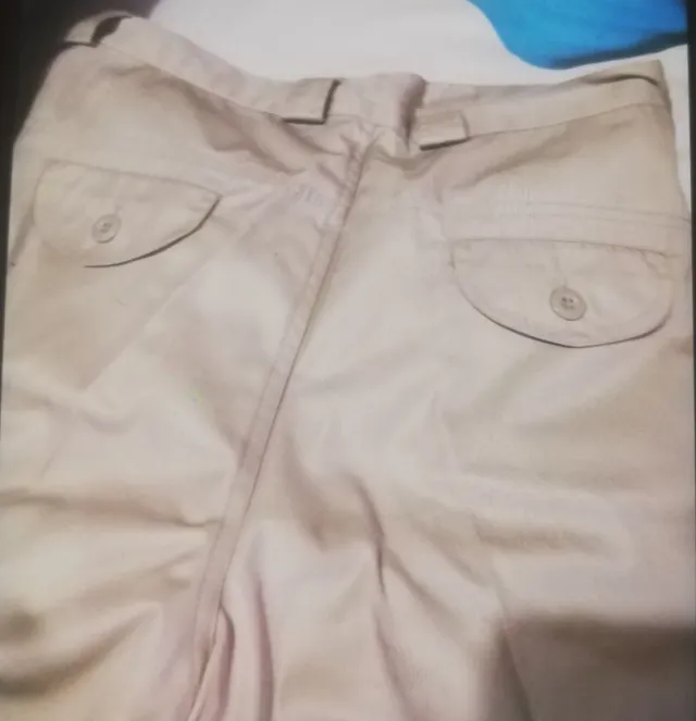 Pantalón senderismo mujer beige "" No polar""