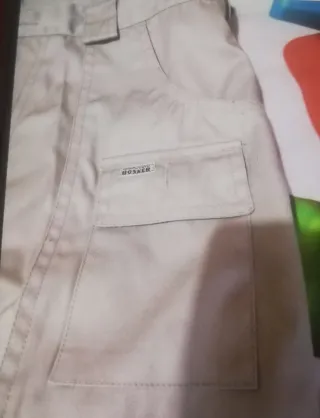 Pantalón senderismo mujer beige "" No polar""