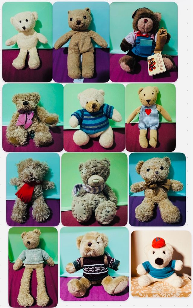 Lote colección ositos de peluche