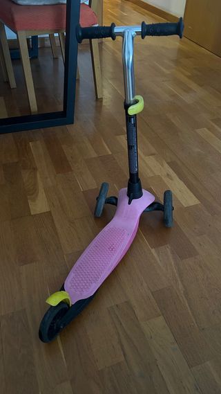 Patinete 3 ruedas niña rosa