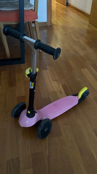 Patinete 3 ruedas niña rosa