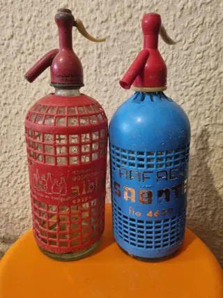 Lote 4 sifones antiguos Albiac y La Margarita