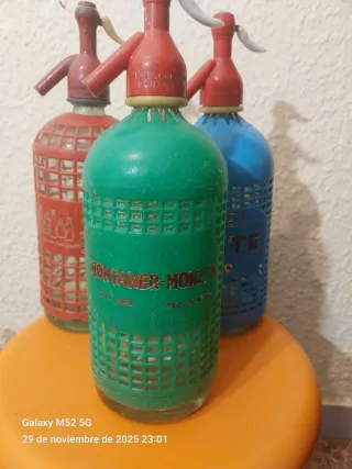 Lote 4 sifones antiguos Albiac y La Margarita