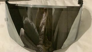 Visera para casco de moto