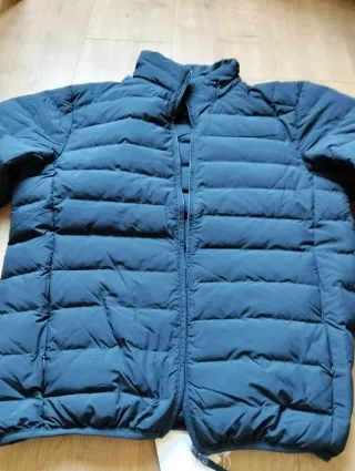 Abrigo plumífero azul Talla M
