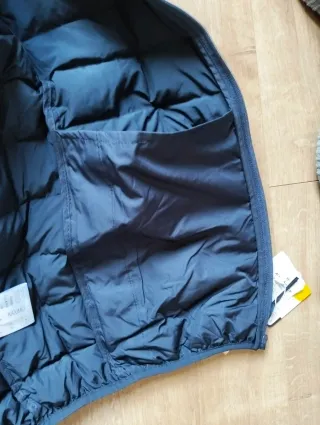 Abrigo plumífero azul Talla M