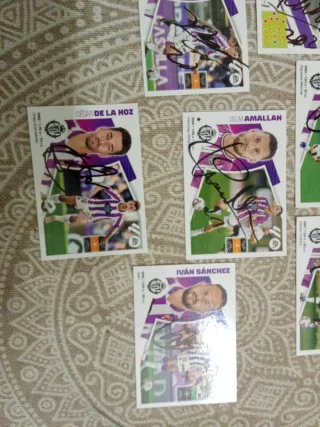 Cromos Firmados Valladolid