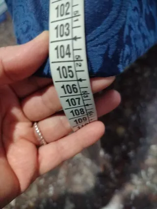 Falda Fallera Damasco Azul