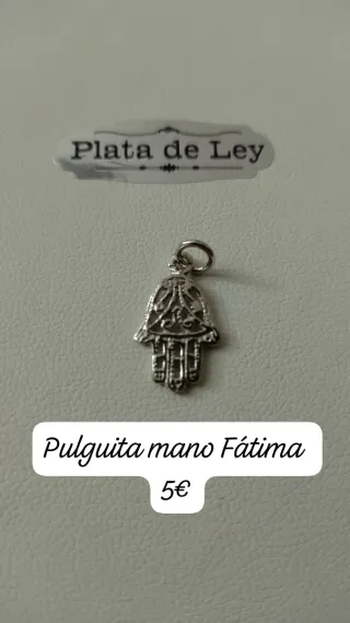 Colgante Mano de Fátima Plata