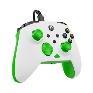 Controller cablato Rematch Core · Bianco Verde