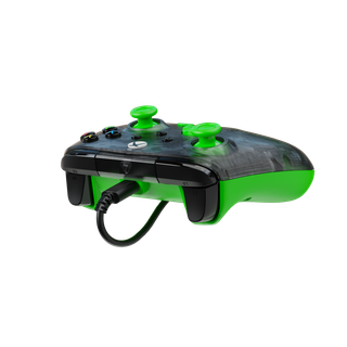Controller cablato Rematch Core · Ghost Camo Nero e Verde