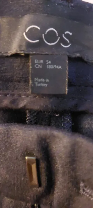 Pantalón COS azul hombre T.54