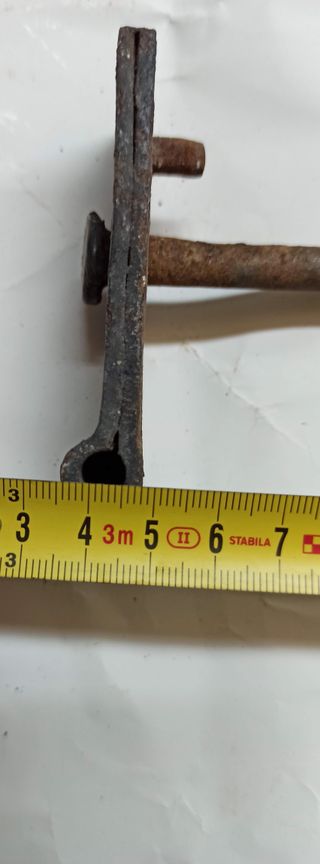 2 coppie vecchi antichi cardini cerniere in ferro