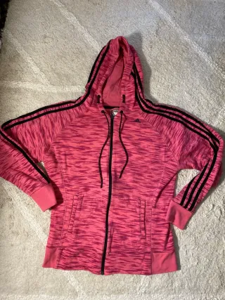 Chaqueta deportiva Adidas rosa y negra