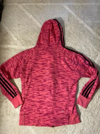 Chaqueta deportiva Adidas rosa y negra