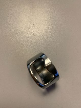 2 Anillos Anchos Plateados