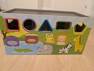 Juego baúl de madera educativo