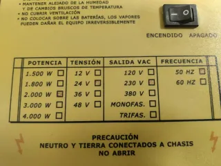 Inversor Solener Senoidal 2000W 24V