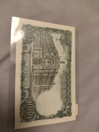 Billete 1000 pesetas 1971 El Banco de España