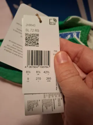 Zapatillas Adidas SL 72 RS Verdes Blancas