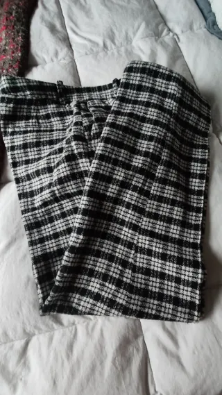Pantalón cuadros chica